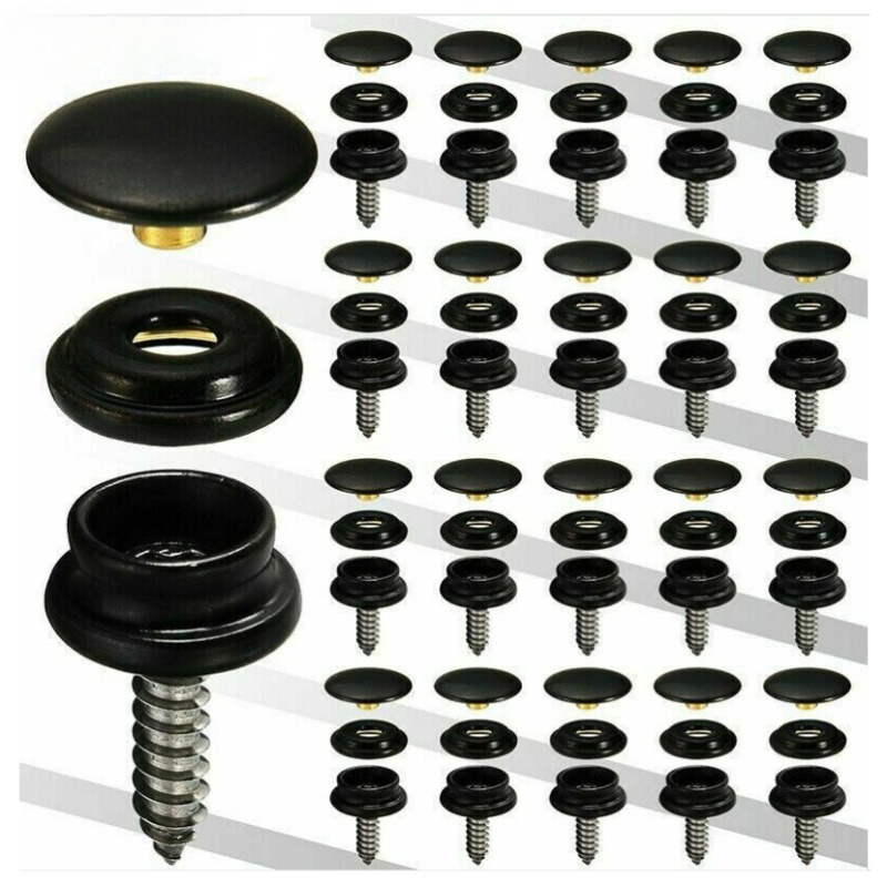 Snap Fastener Set - Набор из 26 кнопок-защелок из нержавеющей
