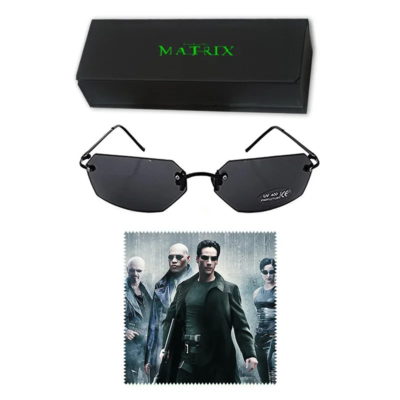 Cosplay Prop Designer - Классические поляризационные солнцезащитные очки Matrix Agent