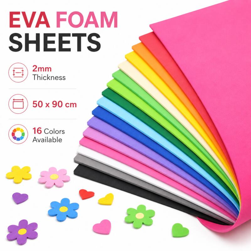Eva Foam Sheet - 2 шт. листов из ЭВА-пены, яркая