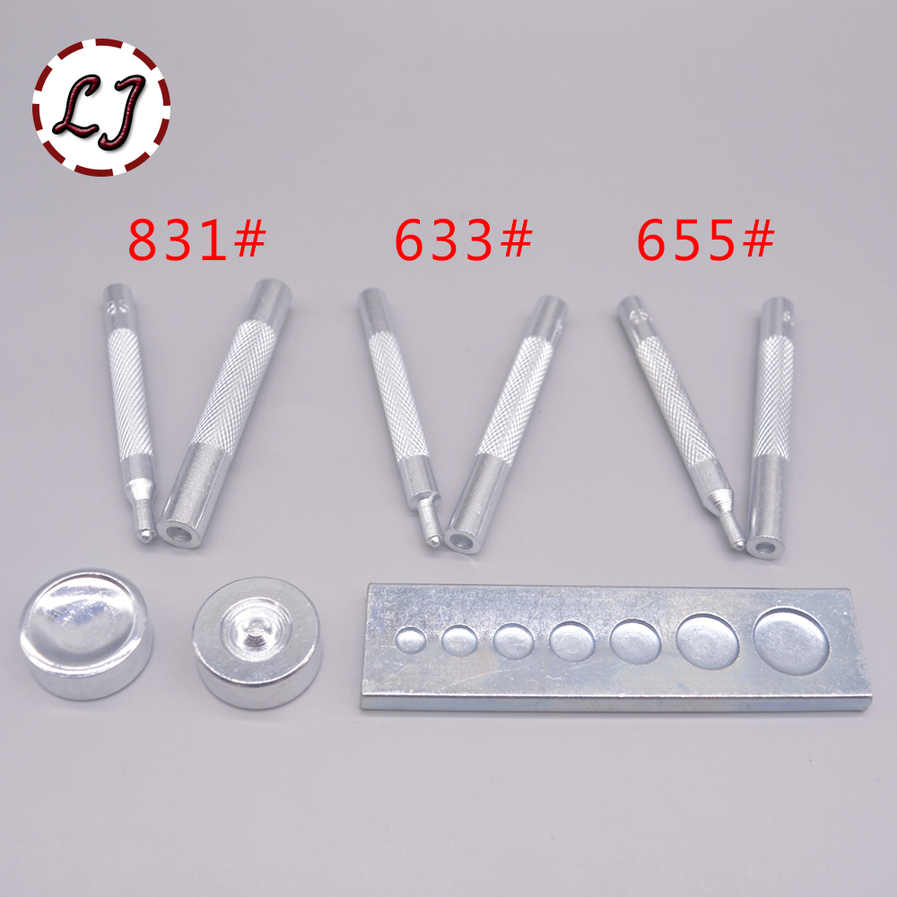 Snap Fastener Set - Металлические защелки пресс кнопки шпильки инструменты