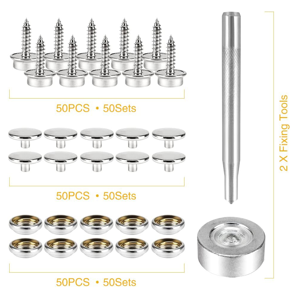 150 шт. Набор инструментов для – обзор и цена Snap Fastener Set