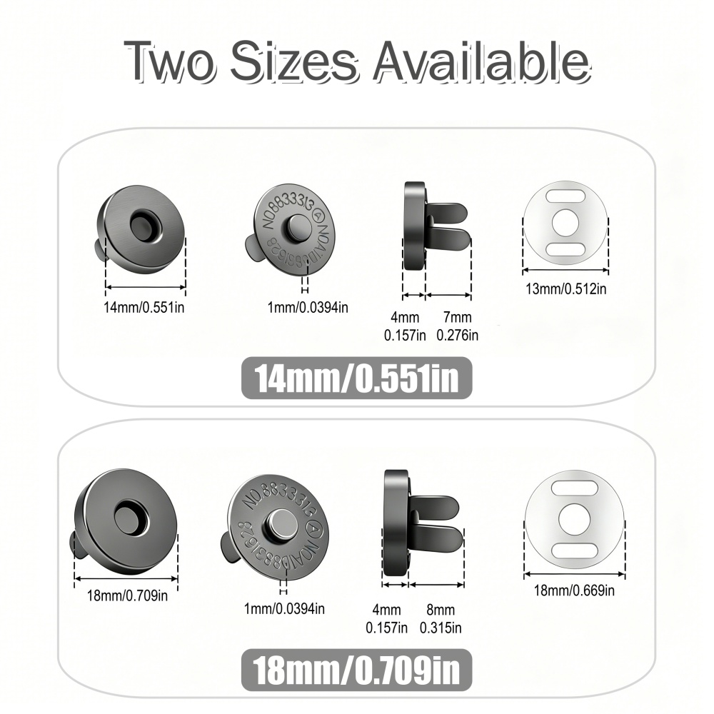 10-100 комплектов магнитных кн – обзор и цена Snap Fastener Set