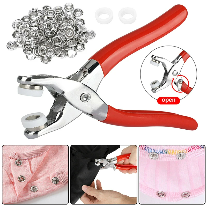 400 шт. зубчатые кольца 9,5 мм – обзор и цена Snap Fastener Set