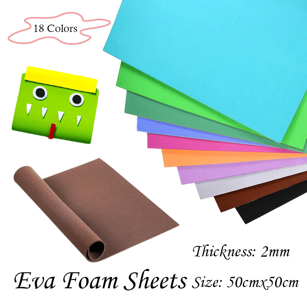 18 цветов толщиной 2 мм, красо – обзор и цена Eva Foam Sheet