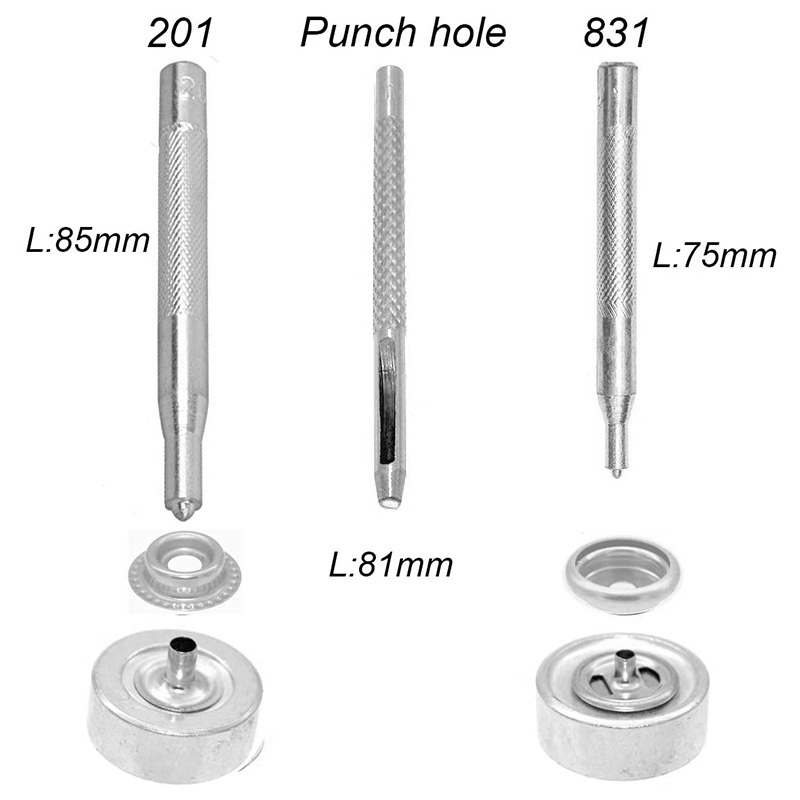 AB51 72 шт. 15 мм застежка-кно – обзор и цена Snap Fastener Set