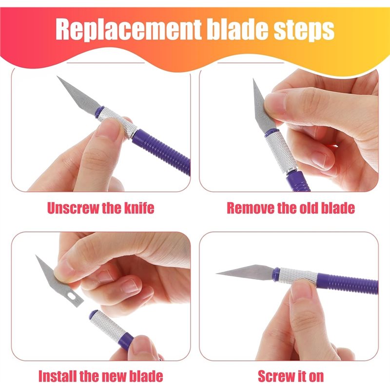 【СКИДКА!】Набор ножей Exacto (6 – обзор и цена Craft Knife Set